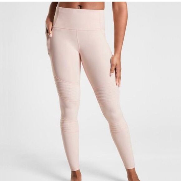 Athleta Inclination Moto Tight Orchid Pink Small - Picture 1 of 13